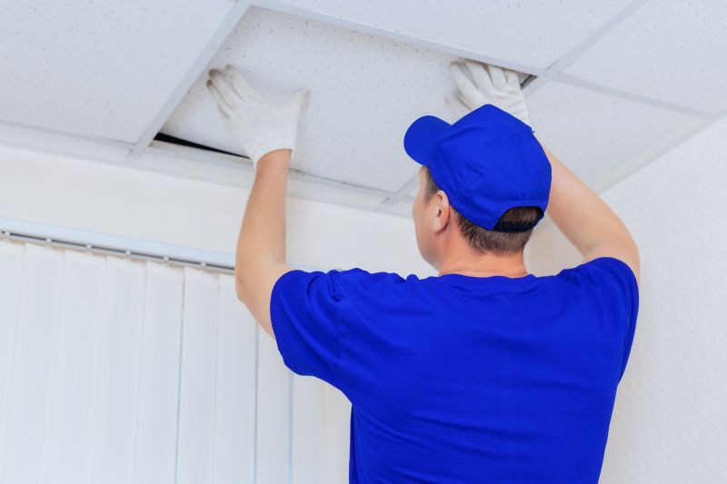 Drop Ceiling Tiles Installation
